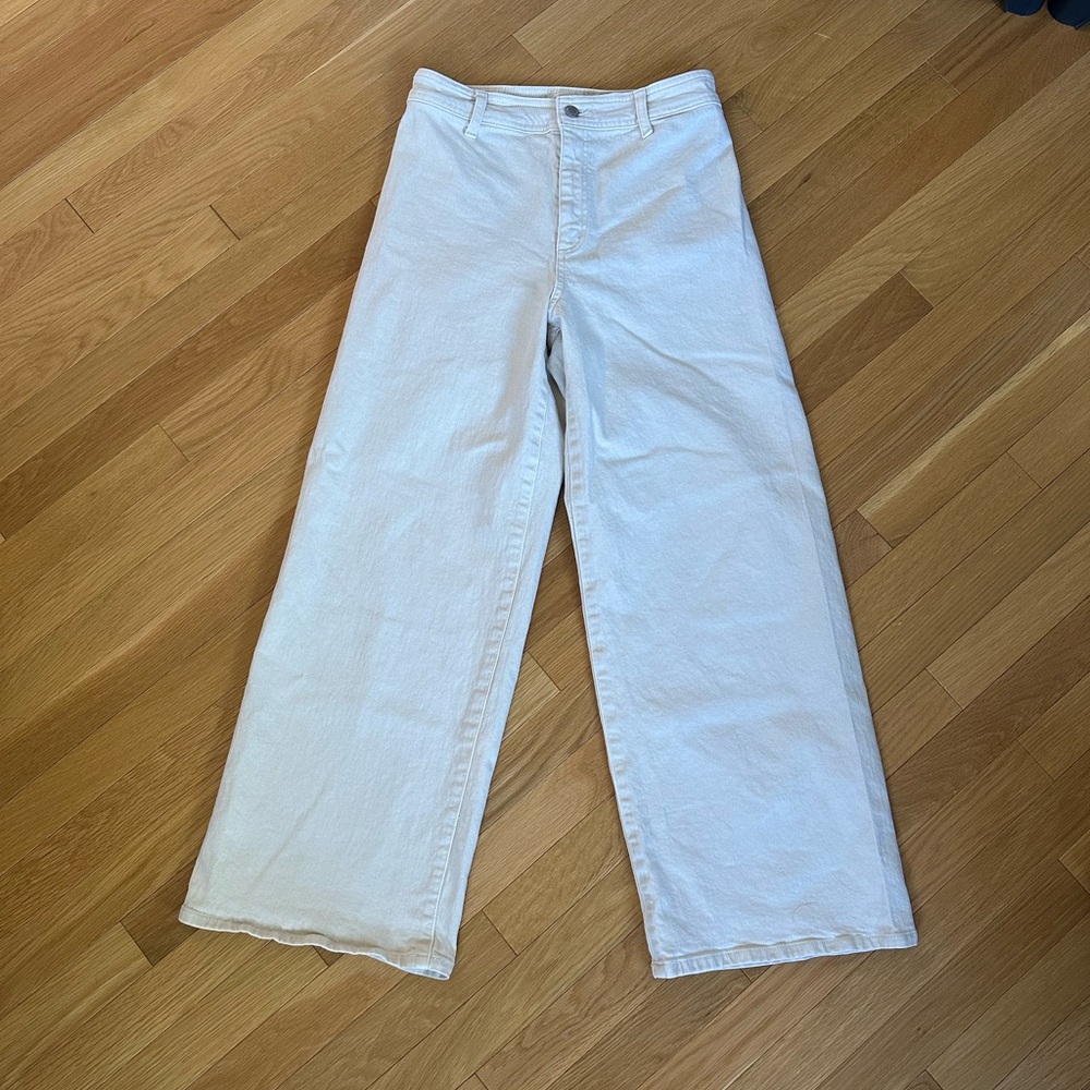 Universal Thread Sailor Wide-Leg Pants in Cream